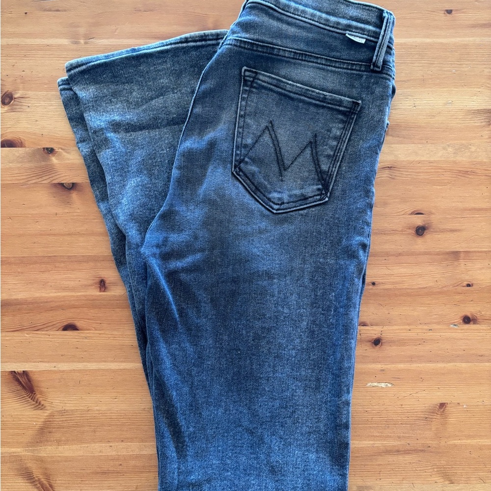 Mother Gray High Waisted Runaway size 28
